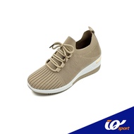 IQ SPORT รองเท้าผ้าใบผู้หญิงเพื่อสุขภาพ สูง2นิ้ว (Slip-On) รหัสPL7-AA24008L