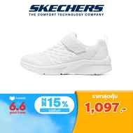 Skechers สเก็ตเชอร์ส รองเท้าเด็กผู้หญิง Girls Microspec Never Late Shoes - 302617L-WHT Back to School Machine Washable