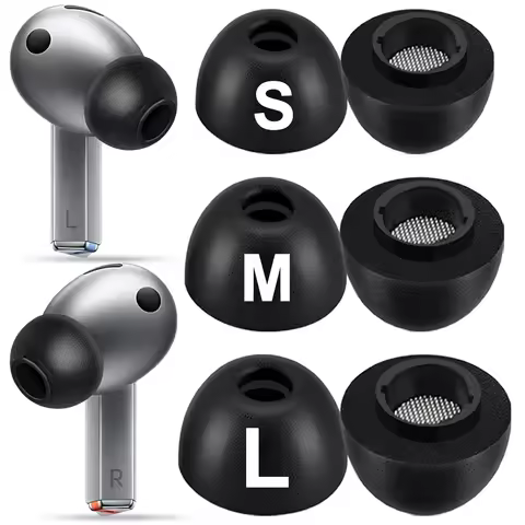 3/2/1Pair Comfortable Memory Foam Earplugs for Samsung Galaxy Buds3 Pro Soft Sponge Replacement Eart