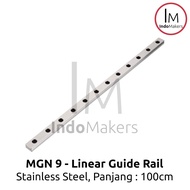 MGN9 MGN 9 Linear Guide/ CNC Linear Rail/ 100cm Stainless Steel/