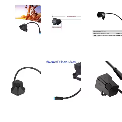 A70F 4Pin Bike Switch Button Controller for Bafang P850C Mount Motor Display Panel Replacement Butto