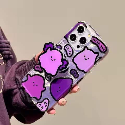 For Realme C75 C71 C67 C55 C63 C53 C35 14 Pro Plus 13 12 11 10 9i 8 Ghost Eggplant Holder Dazzle Lus