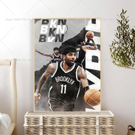 1PC Basketball Player Kyrie Irving Poster Self-adhesive Art Waterproof Paper Sticker Coffee House Ba