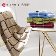 Jialiya Pure Cotton Type A Face Wash Towel Men's Household Cotton Absorbent Jialiya Towel E0114