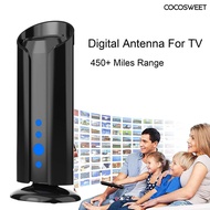 CCT-TV Antenna 450+ Miles Range Indoor 4K HDTV Antenna with Powerful Amplifier and Signal Booster Smart And Traditional TV Digital Antenna