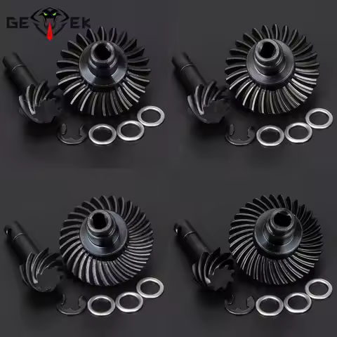 Heavy Duty Bevel Helical Overdrive Gear 24/8T 27/8T 30/8T 33/8T Reverse Gear for 1/10 RC Crawler SCX