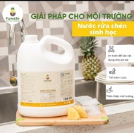 Nước rửa chén Eco-Enzyme Fuwa3e - rửa chén bát bình sữa thích hợp với người viêm da tay sạ