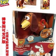 Toy Story 4 Robot Buzz Lightyear Woody 75th Anniversary Edition Spring Dog Model Children Gift Ornam