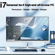 Lenovo komputer baru All in one pc Intel core Core i7-4700HQ desktop computer 16G 512GSSD 24 inch w
