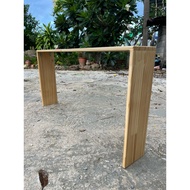 Pine Wood Table Size 13x100x50 Cm.