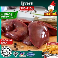 HARUMi Chicken Liver / Hati Ayam (400g+-) Frozen Fresh Ayam Segar Beku HALAL
