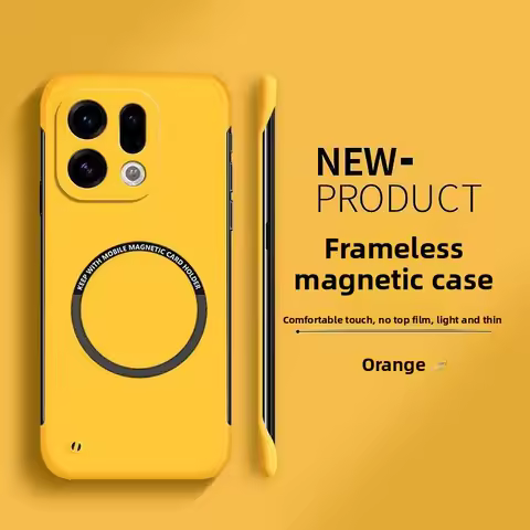 Ultra Thin PC Frameless Magnetic Phone Case For OPPO Find X9 Pro X8 S Plus Ultra X7 Pro F31 Pro 5G R