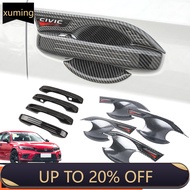 For 2022 Honda Civic FE Door Handle Cover Door Bowl Cover 11th Civic Exterior Accessories Protector