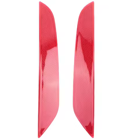 N61R-2PCS Rear Bar Reflector Rear Bumper Reflector Warning Light Car Replacement Parts For Golf 6 5K