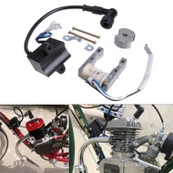 Magneto Stator CDI Ignition Coil untuk Enjin 49cc 60cc 66cc 80cc 2-Langkah Basikal Bermotor Alat Gan