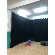 Studio Black Backdrop, Photography Background, Lookbook or Livestream Size 3mx3m