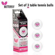 Genuine Butterfly 3-star Table Tennis New Material 40+ Plastic Ball 3 Star Training Match Ball R40  