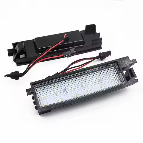For 2x White LED License Number Plate Light Lamp TRD For Auris E180 Aygo RAV4 MK3 XA30 ANGRONG