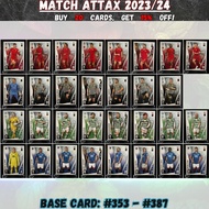 Match Attax 2023/24 Base Cards: #353 - #387