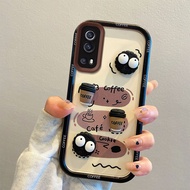 For Vivo Y72 5G Case Silicone Soft TPU 3D Cartoon Pattern Full Protcetion Shockproof Phone Casing Fo