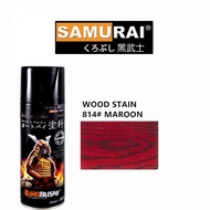 Samurai 814 Maroon Wood Stain Varnish Shellac Spray Paint 400ml