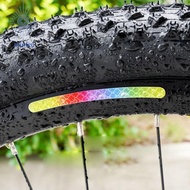 MINFEN Glow Glow-in-the-dark Sticker Rainbow Rainbow Reflective Rainbow Reflective Sticker Motorcycle Tire Reflective Strip Bicycle Reflective Sticker Bicycle