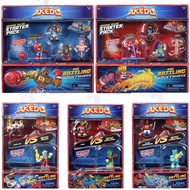 【September】 Akedo Ultimate Arcade Warriors Starter Pack Mini Battling Action Figures Ready Legendary Punch Attack Boy Children's Toys Gifts