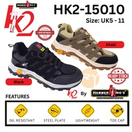 HK2 by Hammer King's HK2-15010 Safety Shoes Low Cut Steel Toe Anti Slip Breathable Lightweight Worki