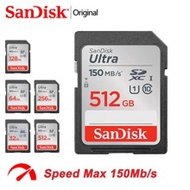 SanDisk Ultra SD Card, Memory Card, 512GB/256GB/128GB/64GB/32GB, Compatible With Camera, DV, DSLR, M