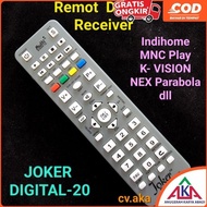 Remot Set top Box Joker Digital 17 / 19 / 20 Receiver Multi STB / TV