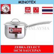 Zebra Zelect 16cm Stainless Steel Saucepan