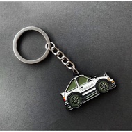 Initial D Metal Keychain 3D JDM Kering Racing Car Handbag Charm AE86 Model Car Accessory