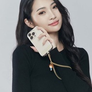 泡泡瑪特萌粒不鏽鋼電鍍 18K 手機鍊－金