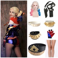 Harley Quinn Costume Cosplay Kids Girls Suicide Squad Suit dress baby girl Adult Anime Clothing Harl