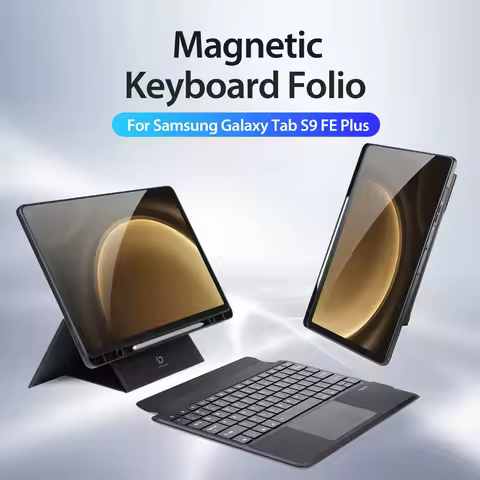 Detachable Keyboard Case For Samsung Galaxy Tab S7 S8 S9 FE S10 Lite FE Plus S6 Lite A8 2021 A9 Plus