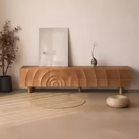 Floating Wood Fireplace Console Storage Cabinet Modern TV Stand Entertainment Center Electric Media 