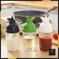 [UNIK88] 200ML Salad Sauce Bottle Leak-proof Salad Shaker Sauce Bottle, THICK PLASTIC Salad Dressing