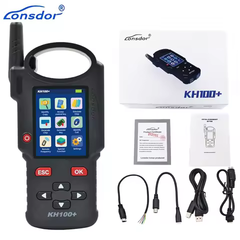 Lonsdor KH100+ Hand-Held Remote/Smart Key Programmer Used for Identify Chip Access Control Key Simul
