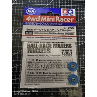 15437 - 13mm Aluminium Ball-Race Rollers (Ringless/Anodized Blue)