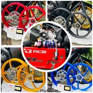 Combo Offer Set RCB FG525 Forged Rim For Yamaha R25 V1 V2 V3 MT25 ABS R3 + Monoshock DD Line + Sproc