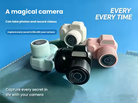 Retro CCD Style Mini Digital Camera HD Photo Video Camcorder with Multi-Filters 0.96 Screen 1 Hour B