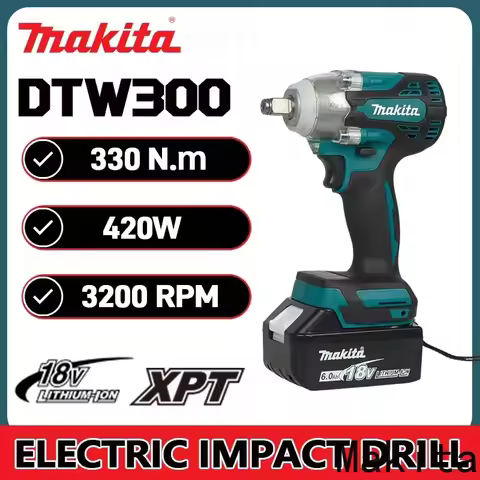 MAKITA DTW300Z Brushless lithium battery impact wrench Electric wrench 18V bare machine without batt