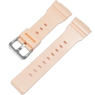 手表带 Original authentic Casio GMA-S110 120 -5600 6900 GW-M5610 silicone watch band pink female