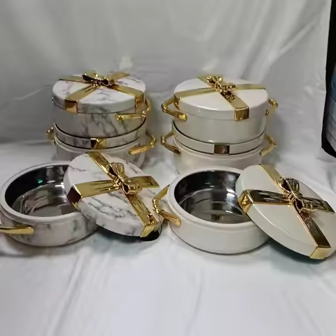 Golden Bow Gift with Insulated Box 2.5l-3l-3.5l Hot Meal Insulated Bowl Thermal Insulation Lunch Box