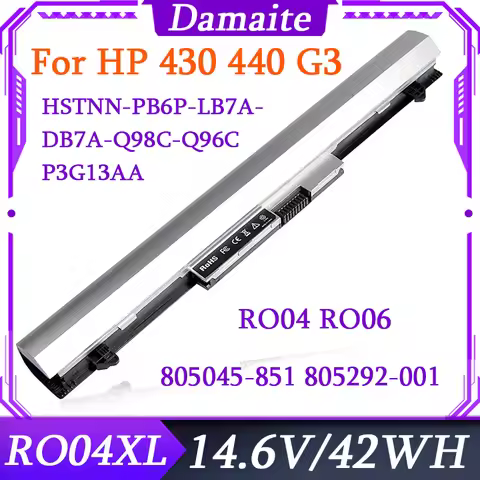 RO04XL RO06XL Laptop Battery For HP Probook G3 400 430 440 HSTNN-PB6P HSTNN-Q96C HSTNN-LB7A HSTNN-Q9