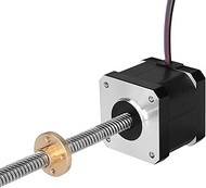 Nema 17 Stepper Motor TR8x8 400mm with T8 Lead Screw 2 Phase 1.8‌°‌ High Torque 0.44Nm (62.31oz·in) 