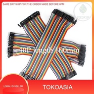 Dupont jumper cable wire 40Pcs length 100mm male to male & female to female & male to female jumper