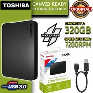 Hardisk Toshiba 320Gb 7200RPM | Hardisk Eksternal 320Gb 7200RPM for PC Laptop PS3 PS4 Garansi