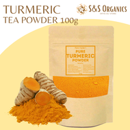 S&amp;S Pure Turmeric Tea Powder 100 grams