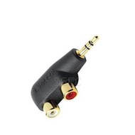 視紀音響 AudioQuest 美國 Hard Mini/RCA Adaptor 3.5立體(公)轉2RCA(母)轉接 公司貨